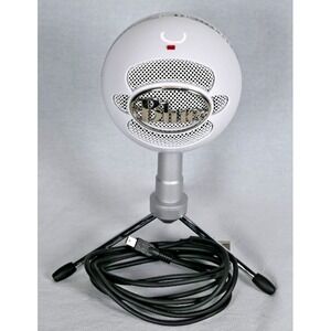 Logitech Blue Snowball Ice USB Microphone Tripod Stand Cable Tested Works